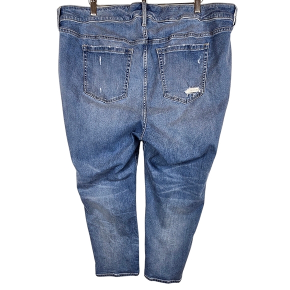 Torrid Short Boyfriend Straight Vintage Stretch Mid-Rise Jean Distressed 22S - Picture 7 of 12